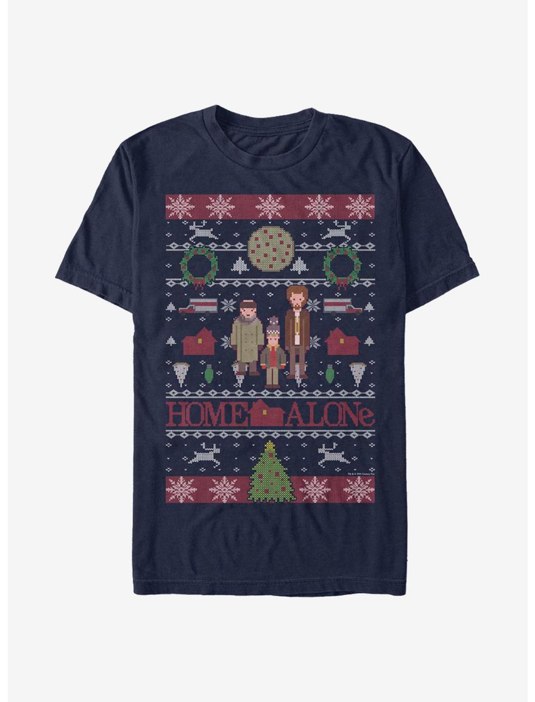 Home Alone Sweater Alone T-Shirt, NAVY, hi-res