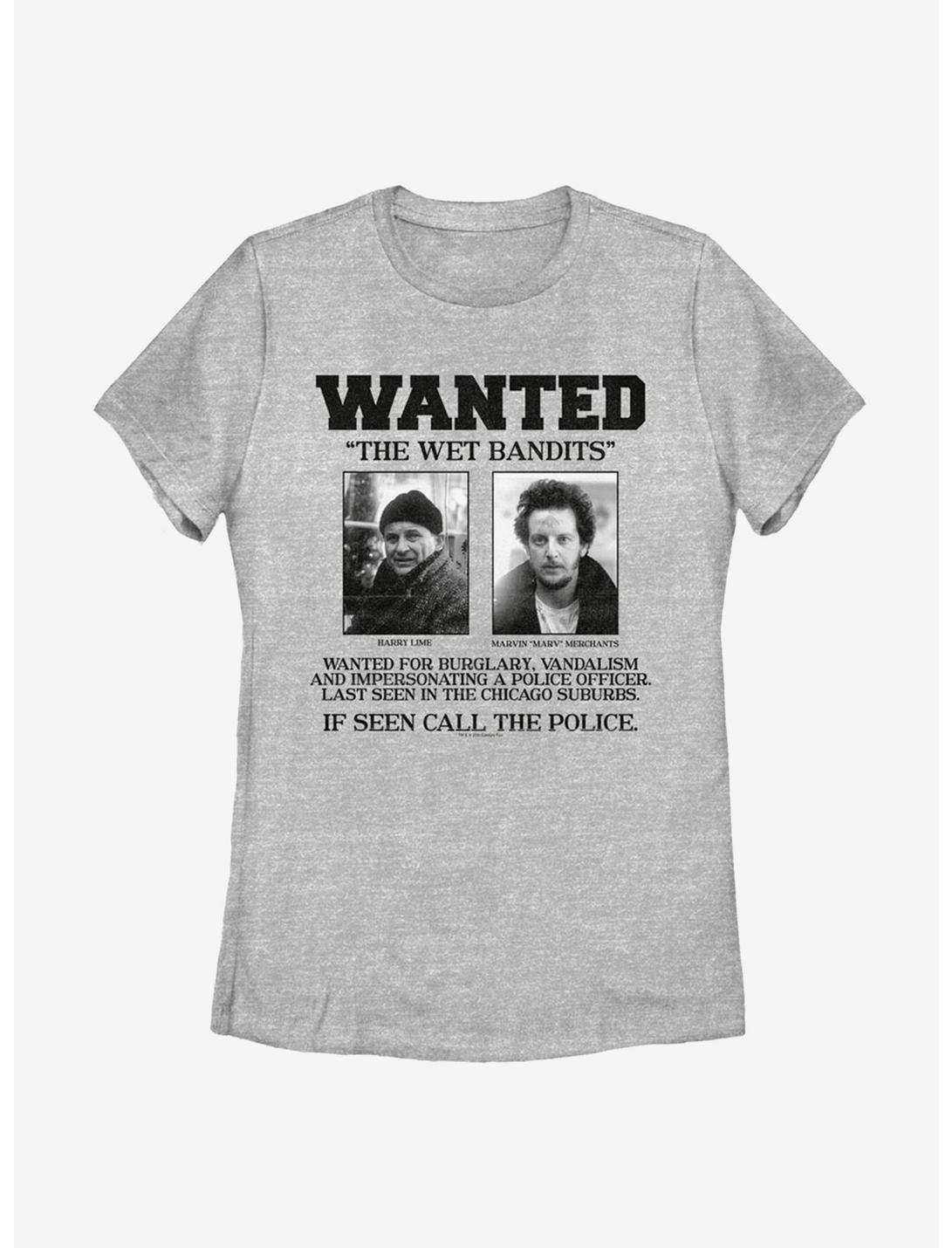 Home Alone Wet Bandits Wanted Poster Womens T-Shirt, ATH HTR, hi-res