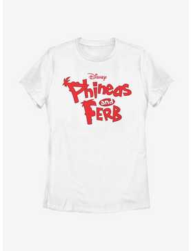 Disney Phineas And Ferb Logo Womens T-Shirt, , hi-res