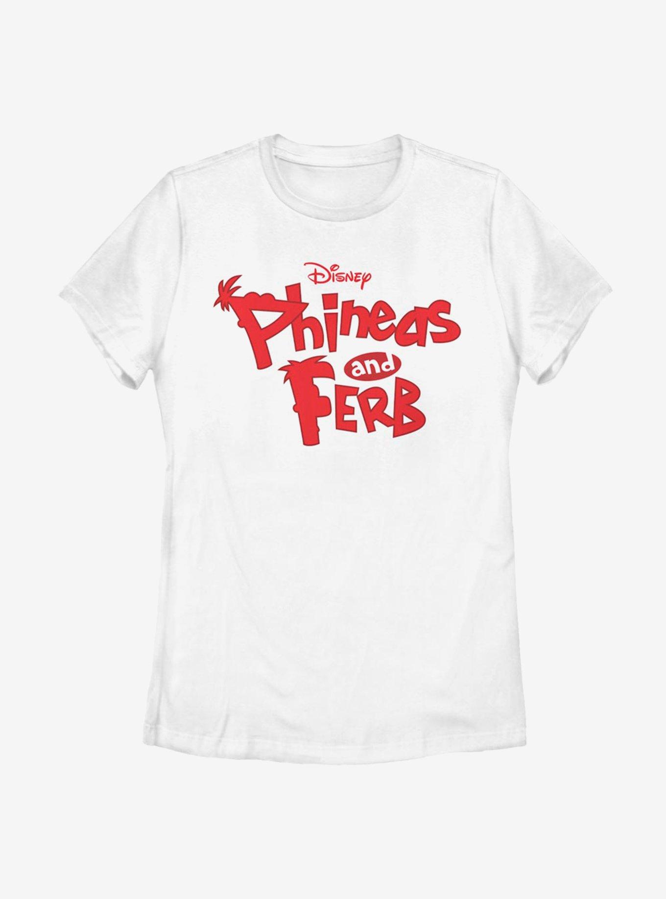 Disney Phineas And Ferb Logo Womens T-Shirt, , hi-res