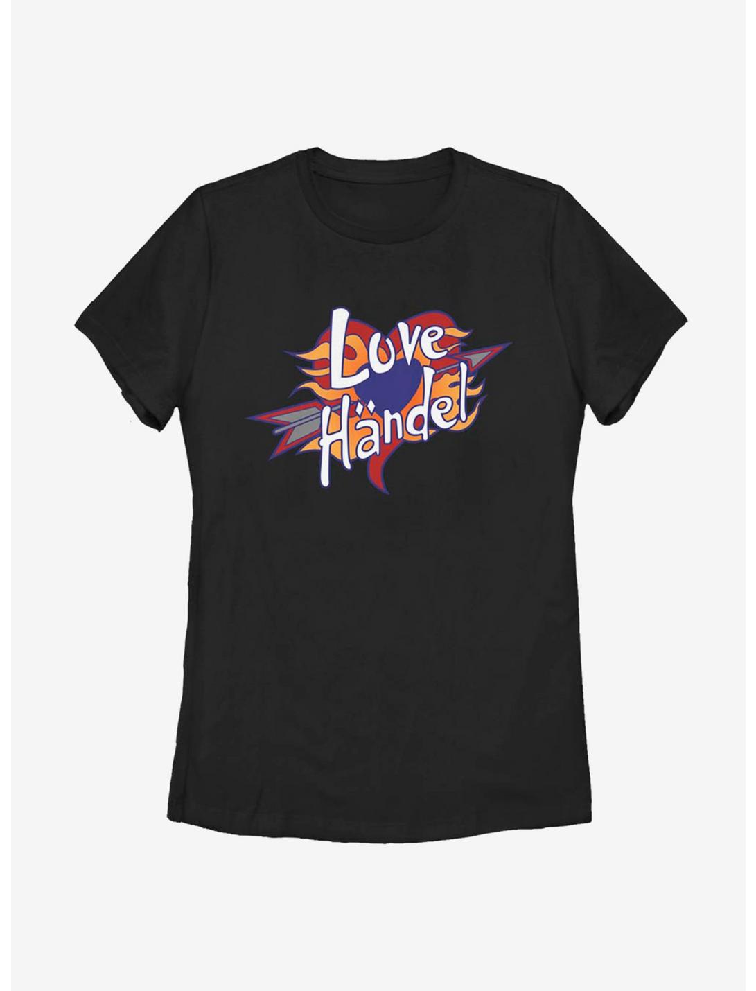 Disney Phineas And Ferb Love Handel Womens T-Shirt, BLACK, hi-res