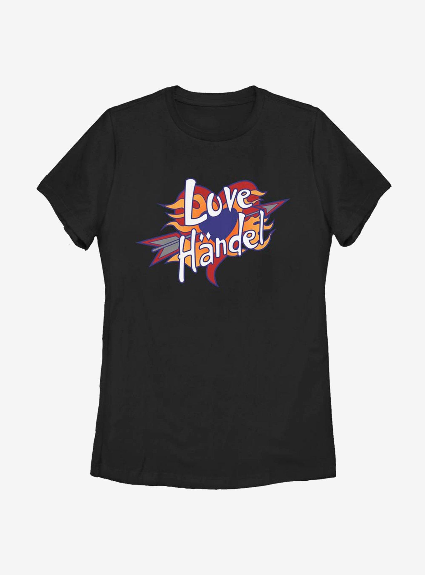 Disney Phineas And Ferb Love Handel Womens T-Shirt, BLACK, hi-res