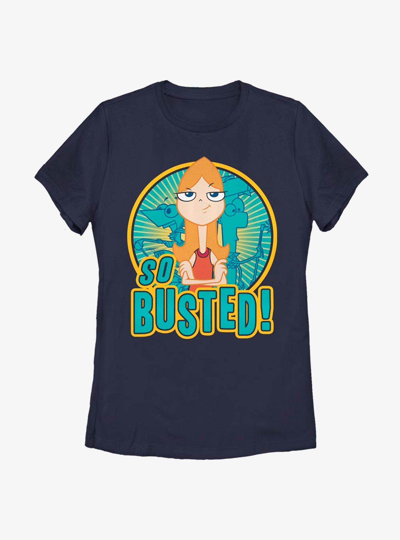 Disney Phineas And Ferb So Busted Womens T-Shirt, , hi-res