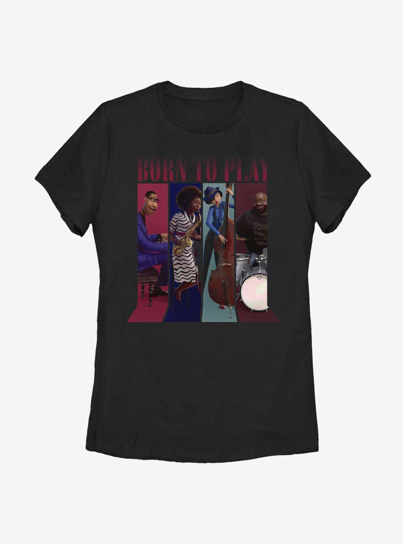 Disney Pixar Soul Half Note Band Womens T-Shirt, BLACK, hi-res