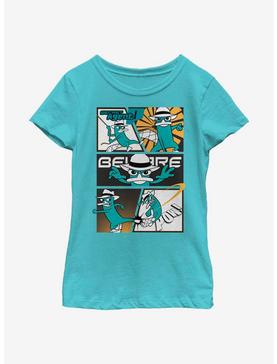 Disney Phineas And Ferb Agent P Box Up Youth Girls T-Shirt, , hi-res