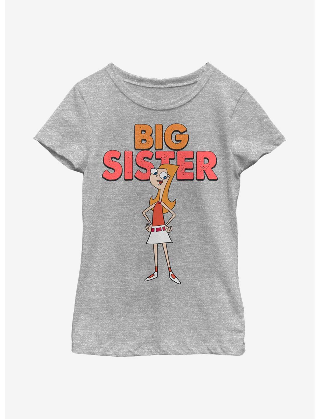 Disney Phineas And Ferb Candace Big Sister Youth Girls T-Shirt, ATH HTR, hi-res