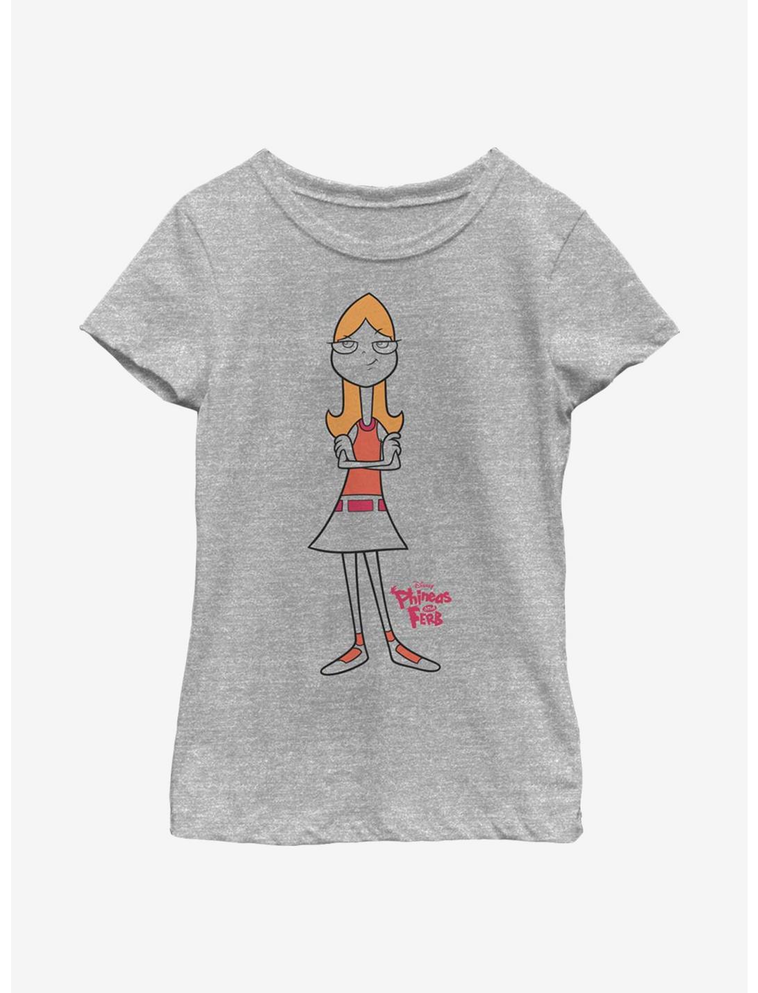 Disney Phineas And Ferb Candace Youth Girls T-Shirt, ATH HTR, hi-res