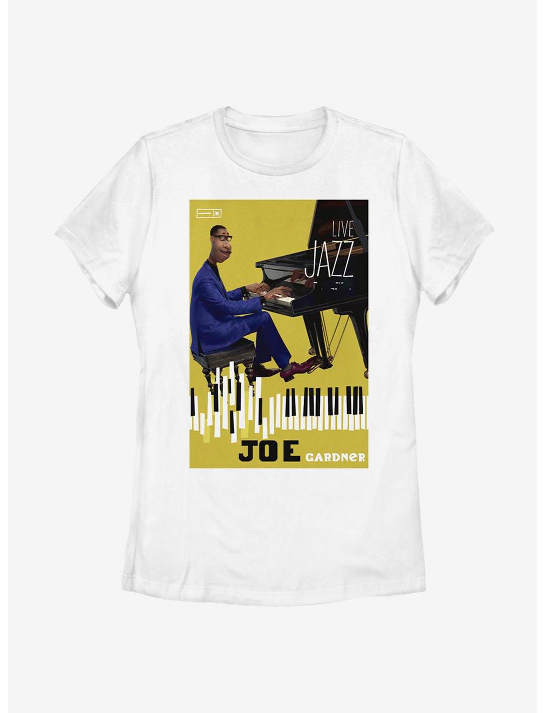 Disney Pixar Soul Joe Piano Womens T-Shirt, WHITE, hi-res