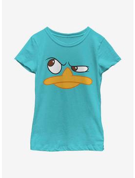 Disney Phineas And Ferb Perry Face Youth Girls T-Shirt, , hi-res
