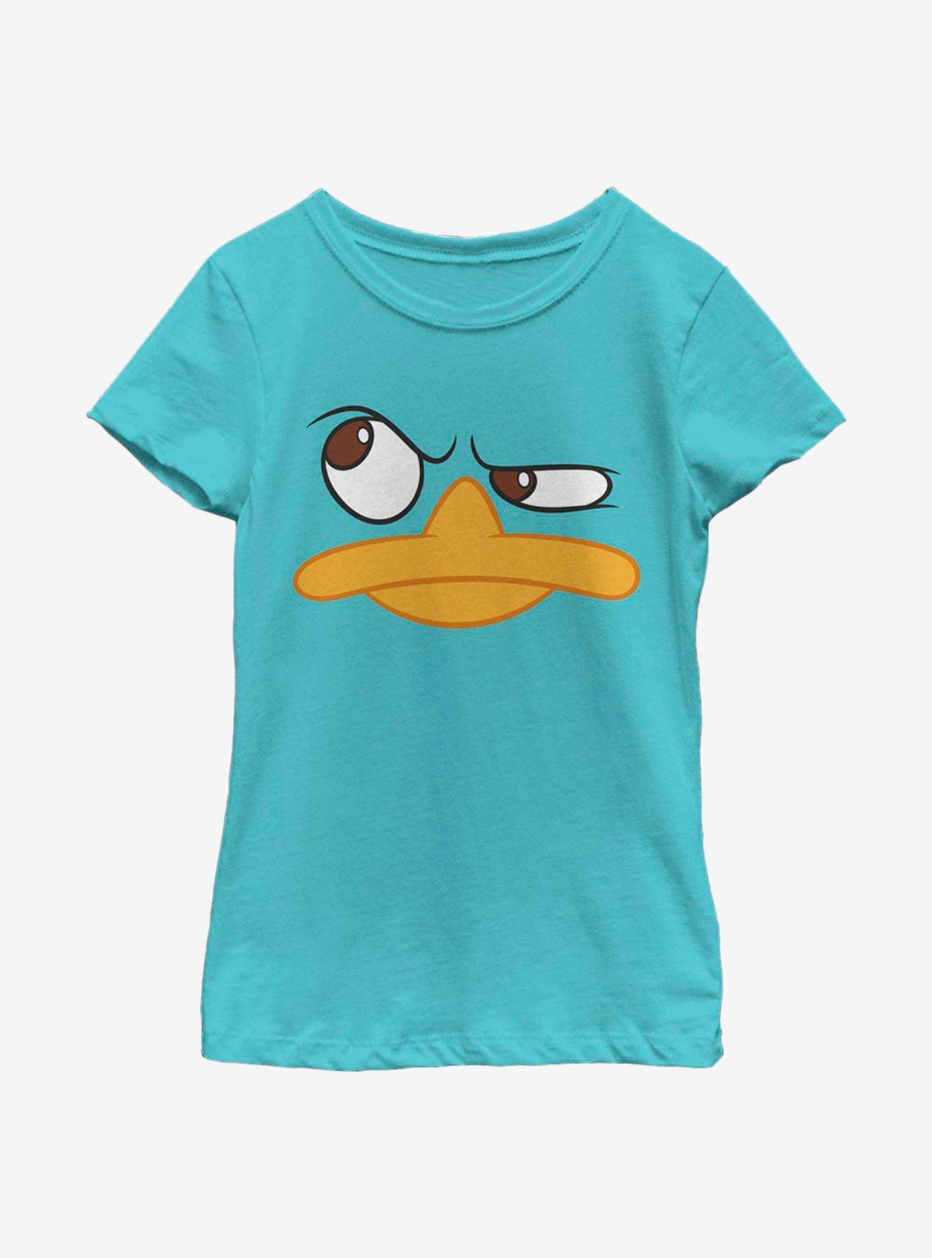 Disney Phineas And Ferb Perry Face Youth Girls T-Shirt, , hi-res