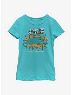 Disney Phineas And Ferb Perry The Platypus Youth Girls T-Shirt, , hi-res