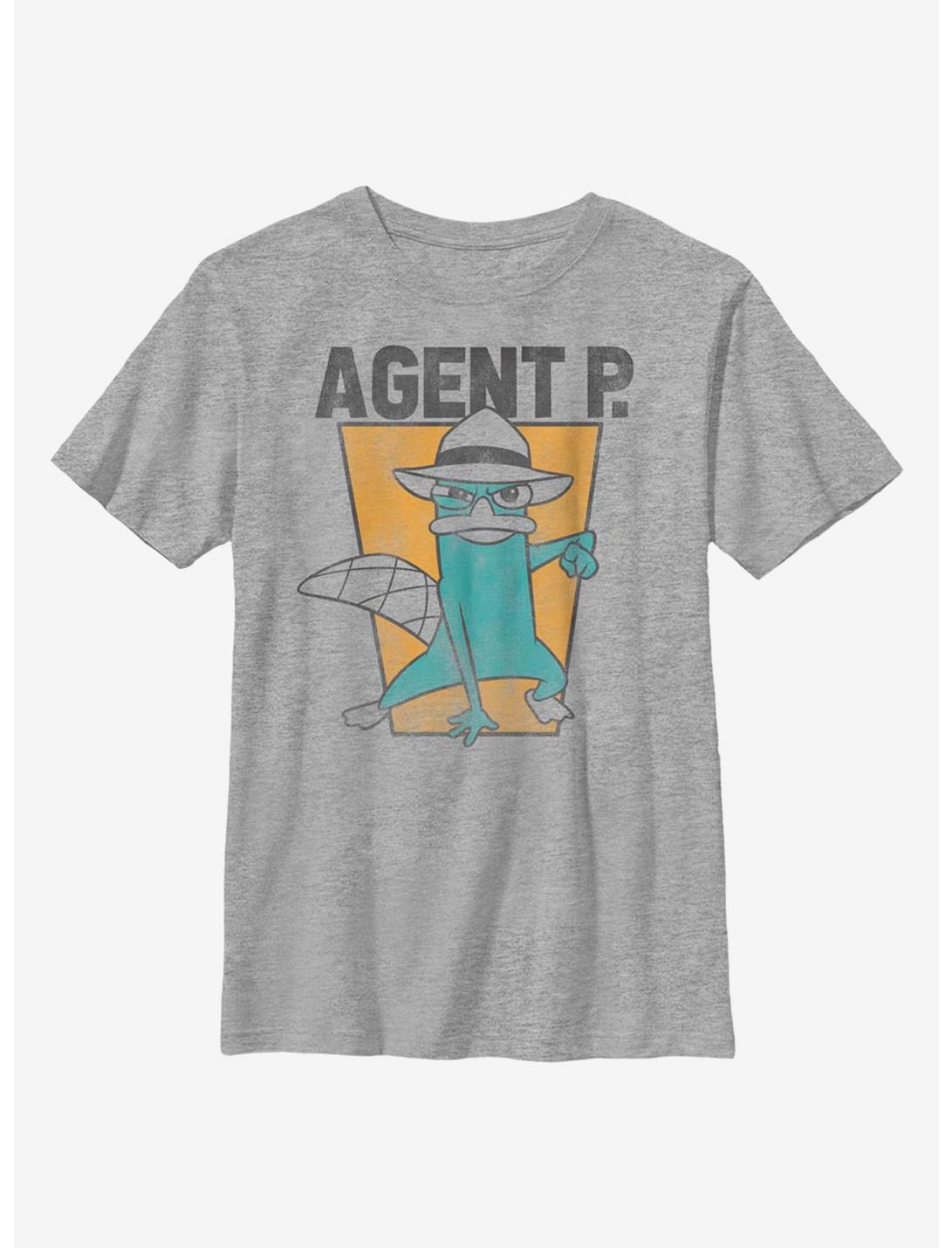 Disney Phineas And Ferb Agent P Youth T-Shirt, ATH HTR, hi-res