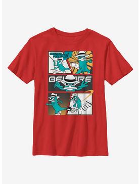 Disney Phineas And Ferb Agent P Box Up Youth T-Shirt, , hi-res