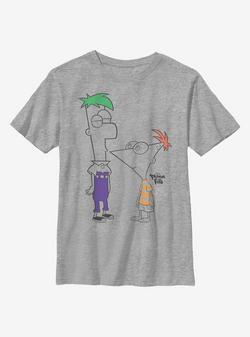 Disney Phineas And Ferb Boys Of Tie Dye T-Shirt
