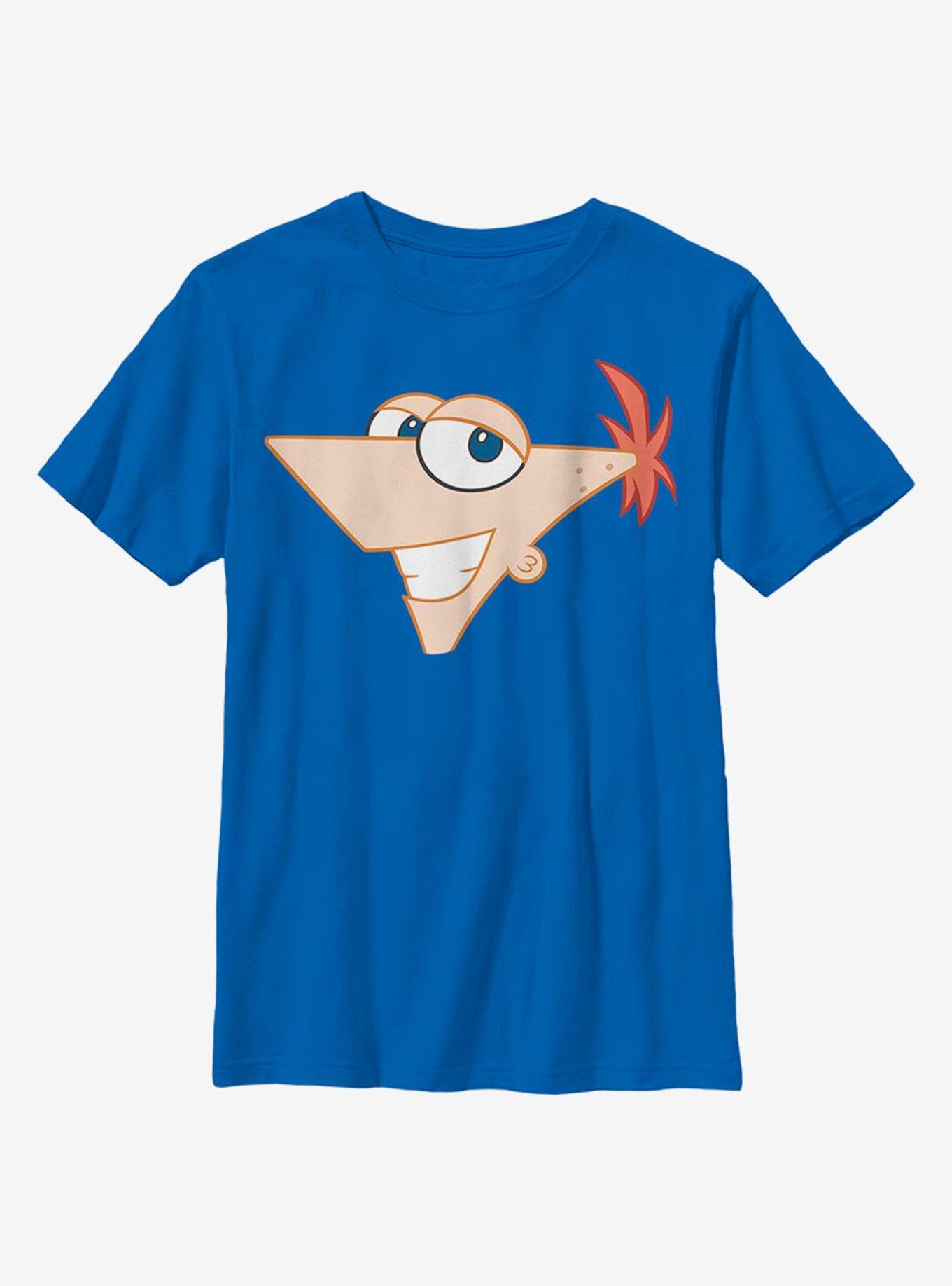 Disney Phineas And Ferb Large Phineas Youth T-Shirt, , hi-res