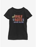 Disney Pixar Soul Half Note Neon Sign Youth Girls T-Shirt, BLACK, hi-res