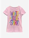 Disney Pixar Soul Colorful Spark Youth Girls T-Shirt, PINK, hi-res