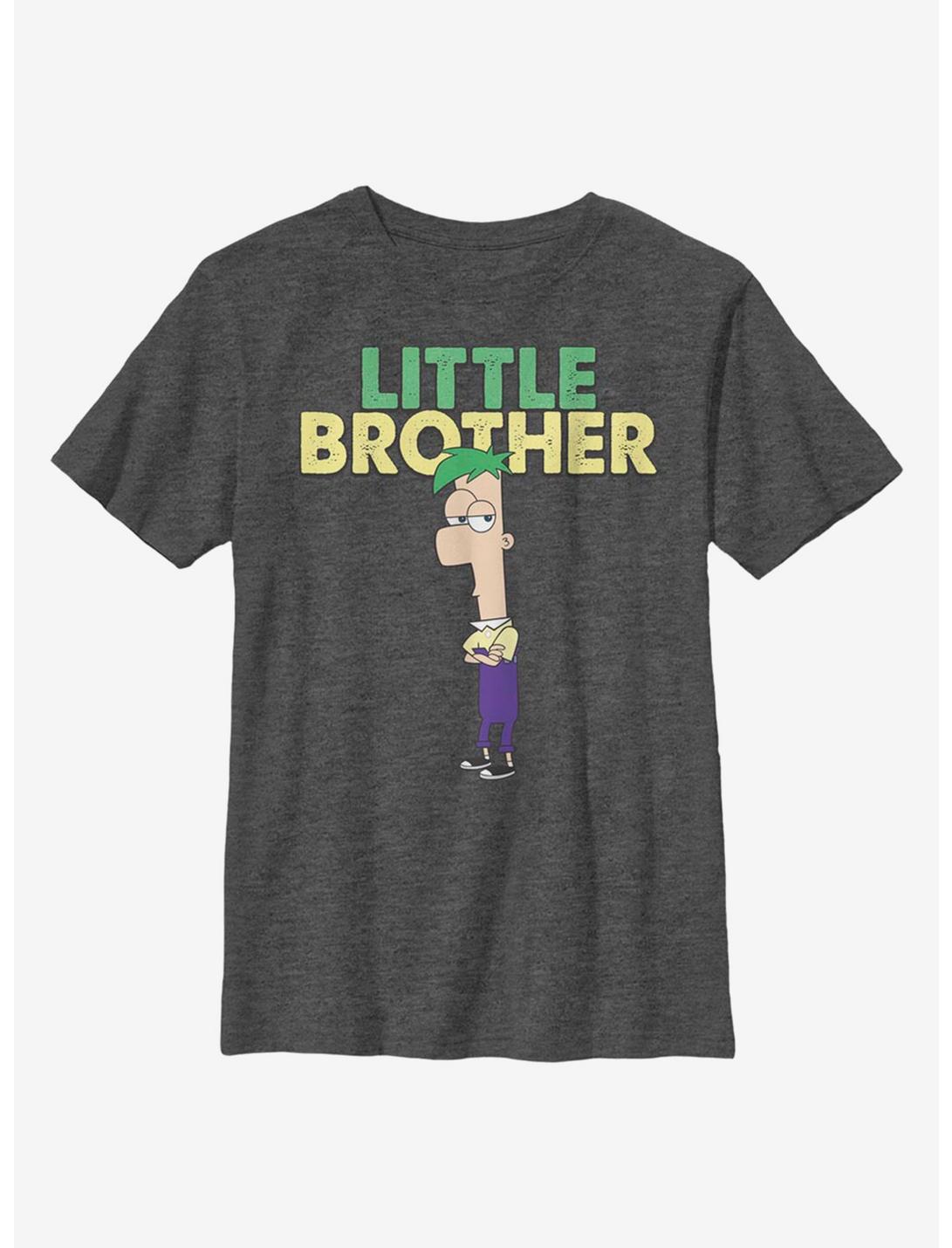 Disney Phineas And Ferb Ferb Older Brother Youth T-Shirt, CHAR HTR, hi-res