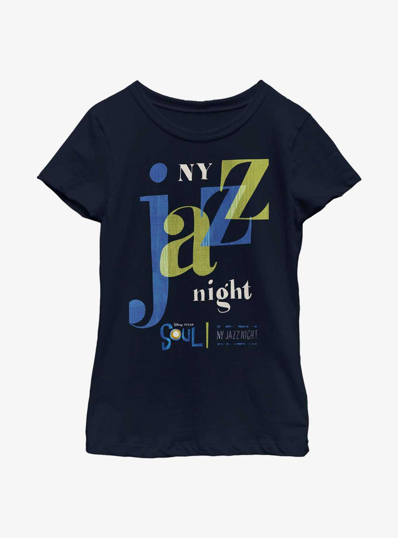 Disney Pixar Soul NY Jazz Night Youth Girls T-Shirt, , hi-res