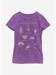 Disney Pixar Soul Personality Textbook Youth Girls T-Shirt, PURPLE BERRY, hi-res
