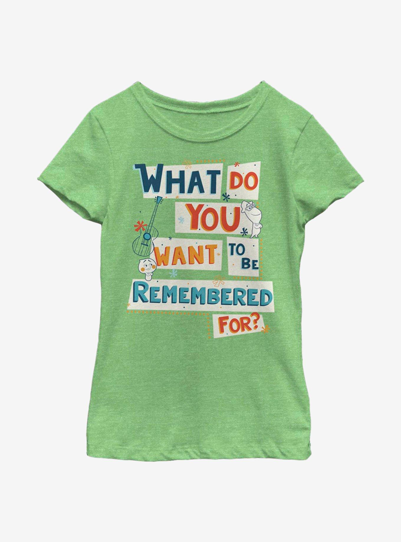 Disney Pixar Soul Remember Jazz Youth Girls T-Shirt, GRN APPLE, hi-res