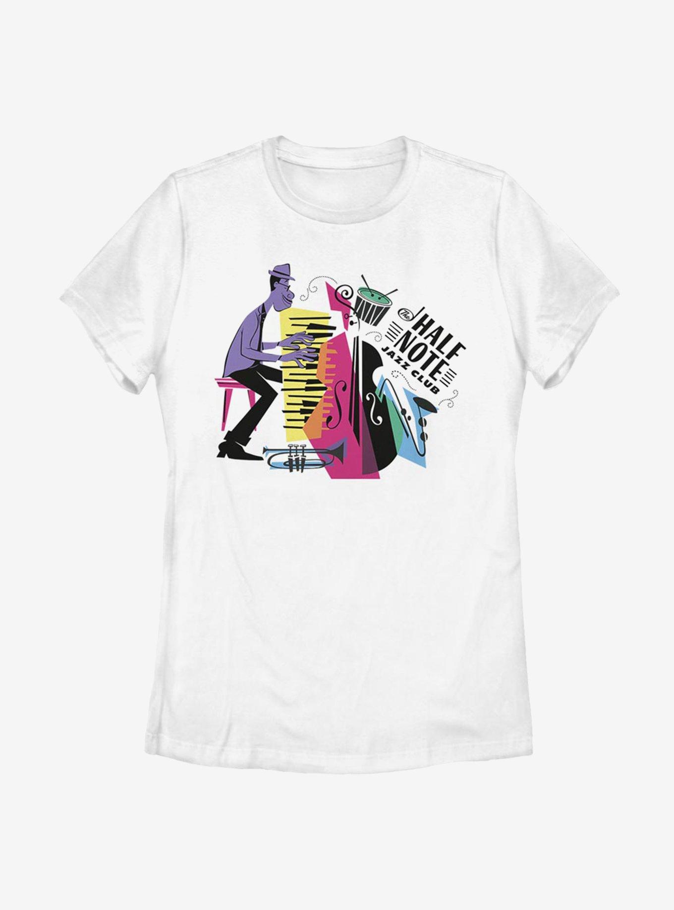 Disney Pixar Soul Half Note Jazz Club Badge Womens T-Shirt, , hi-res