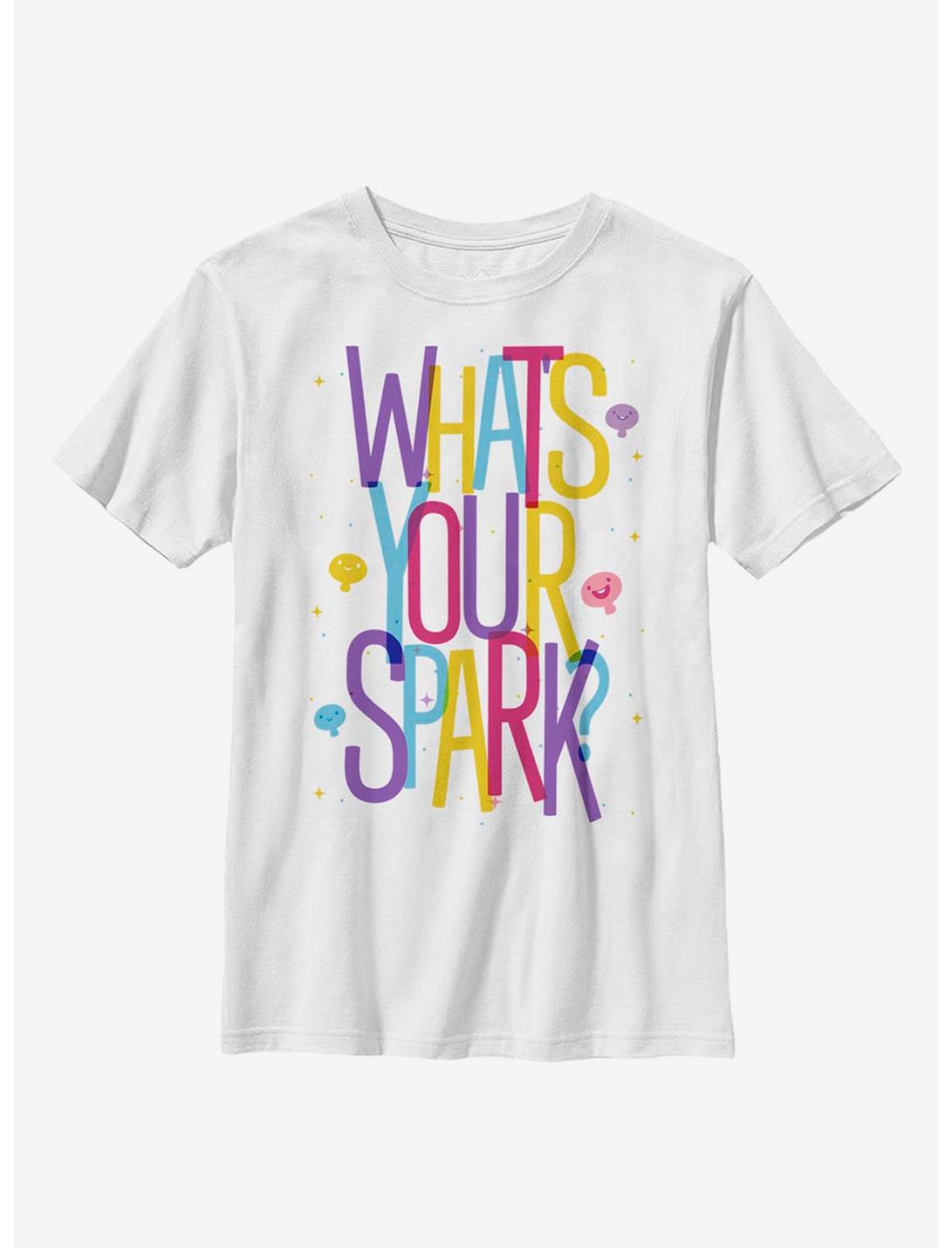 Disney Pixar Soul Colorful Spark Youth T-Shirt, WHITE, hi-res