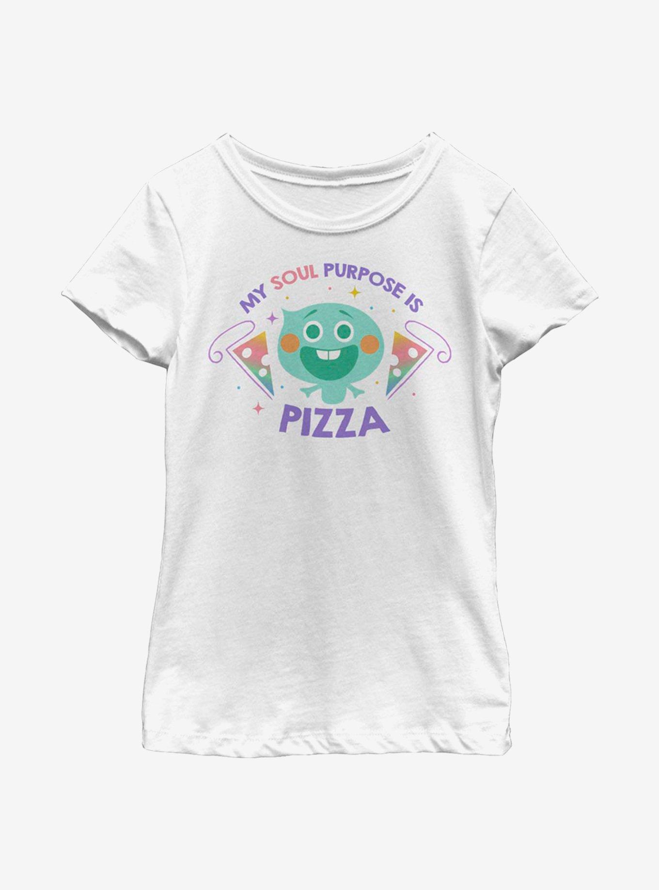 Disney Pixar Soul Pizza Purpose Youth Girls T-Shirt, WHITE, hi-res