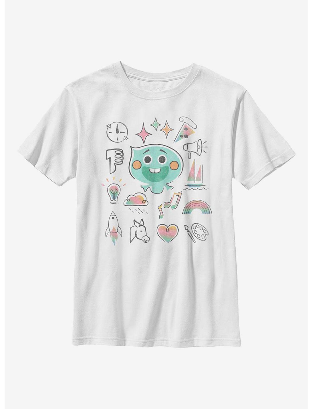 Disney Pixar Soul Personality Grid Youth T-Shirt, WHITE, hi-res