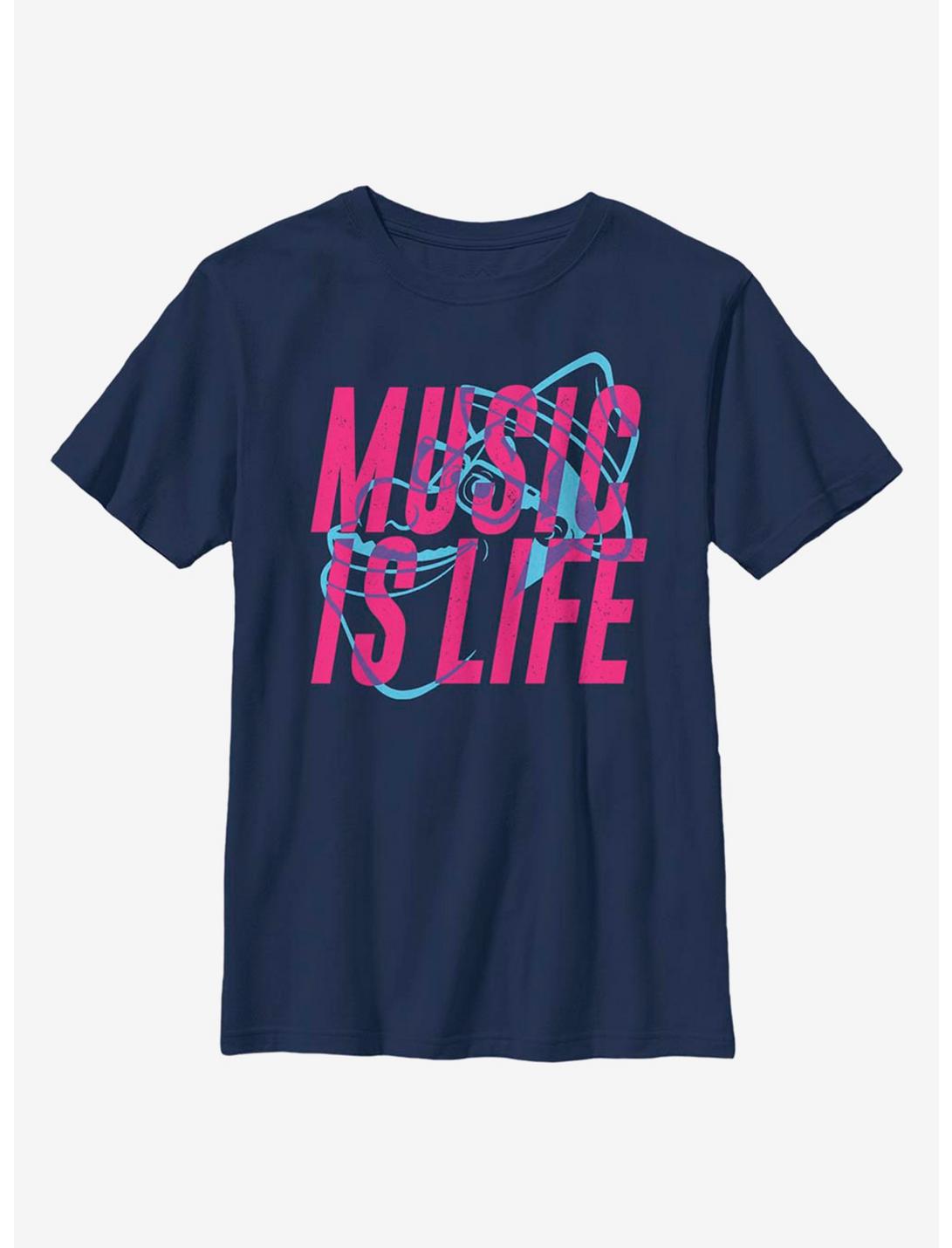 Disney Pixar Soul Music Is Life Youth T-Shirt, NAVY, hi-res