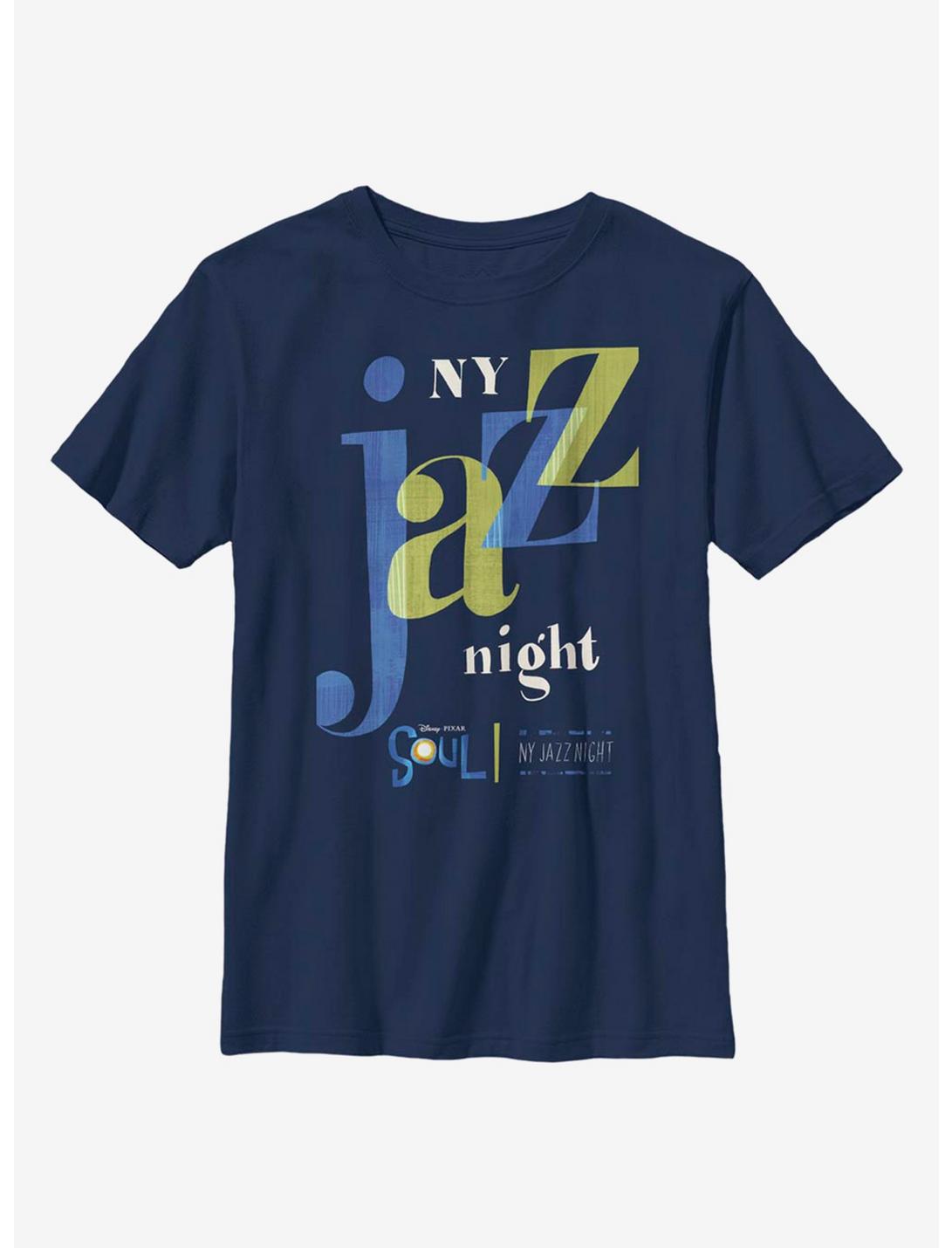 Disney Pixar Soul NY Jazz Night Youth T-Shirt, NAVY, hi-res