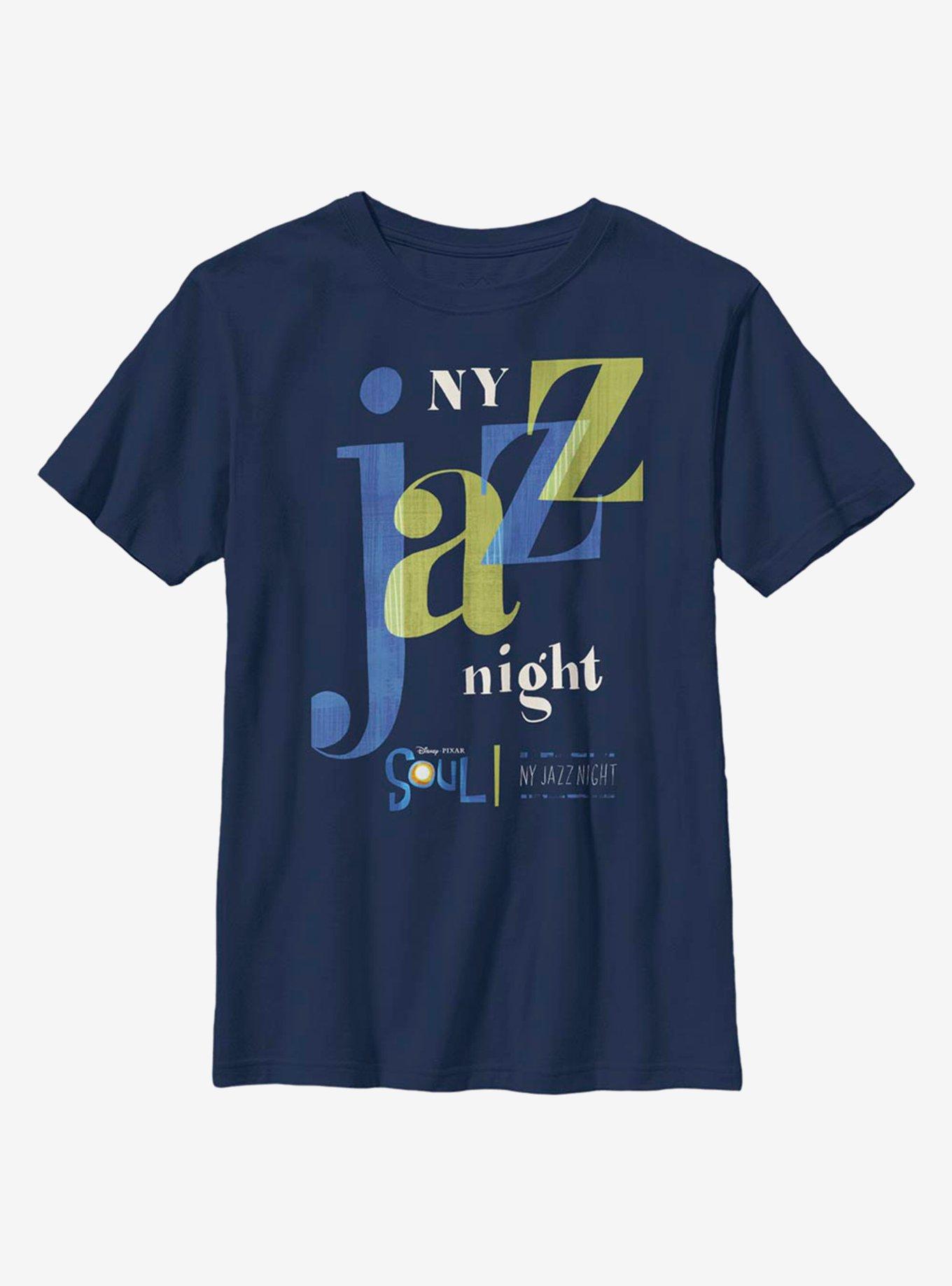 Disney Pixar Soul NY Jazz Night Youth T-Shirt, NAVY, hi-res