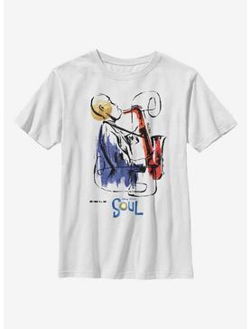 Disney Pixar Soul Saxophone Painting Youth T-Shirt, , hi-res