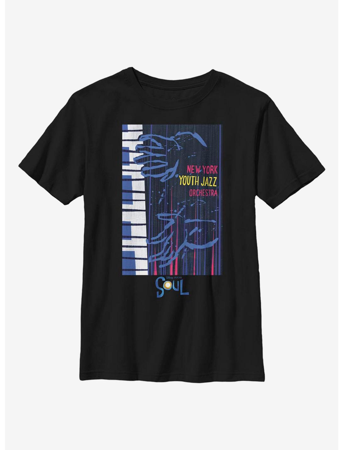 Disney Pixar Soul Youth Jazz Orchestra Youth T-Shirt, BLACK, hi-res