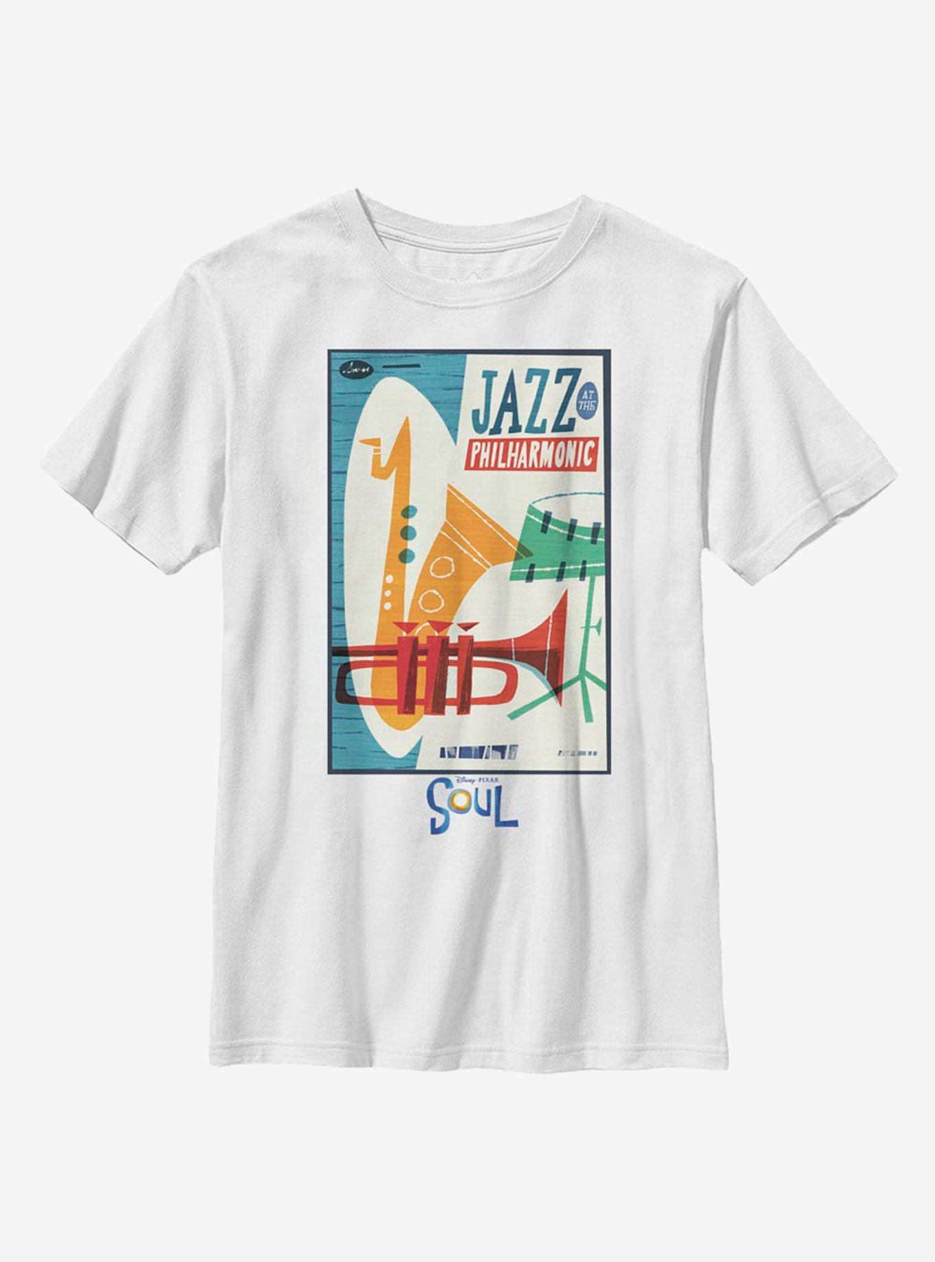 Disney Pixar Soul Philharmonic Youth T-Shirt, WHITE, hi-res