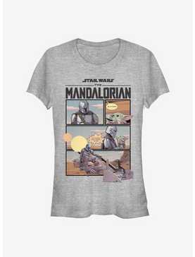 Star Wars The Mandalorian Mando And The Child Comic Girls T-Shirt, , hi-res