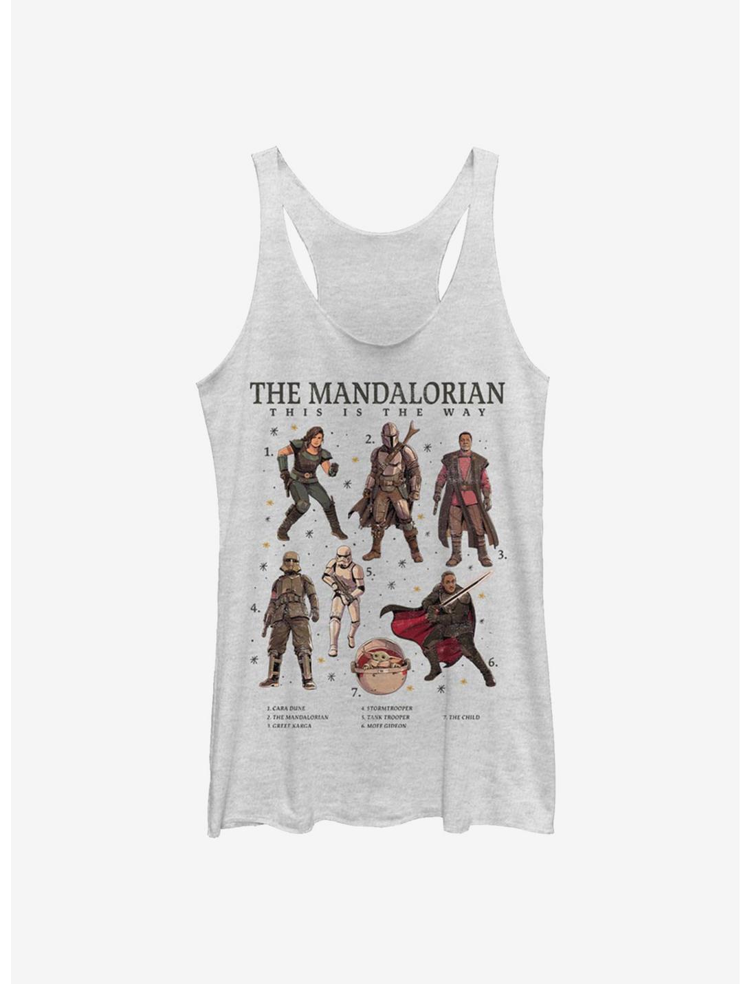Star Wars The Mandalorian This Is The Way Textbook Girls Tank, WHITE HTR, hi-res