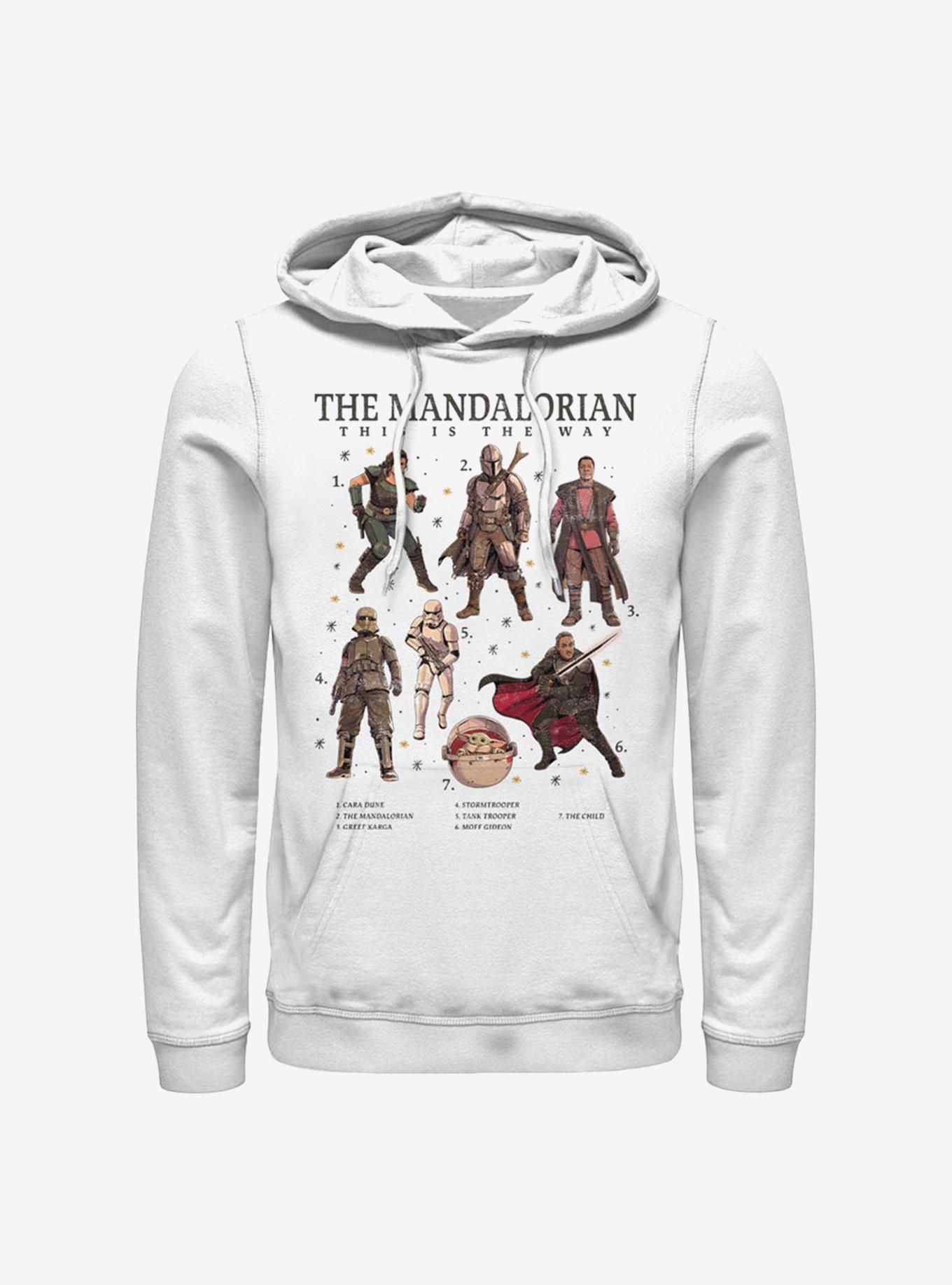 Star Wars The Mandalorian This Is The Way Textbook Hoodie, WHITE, hi-res