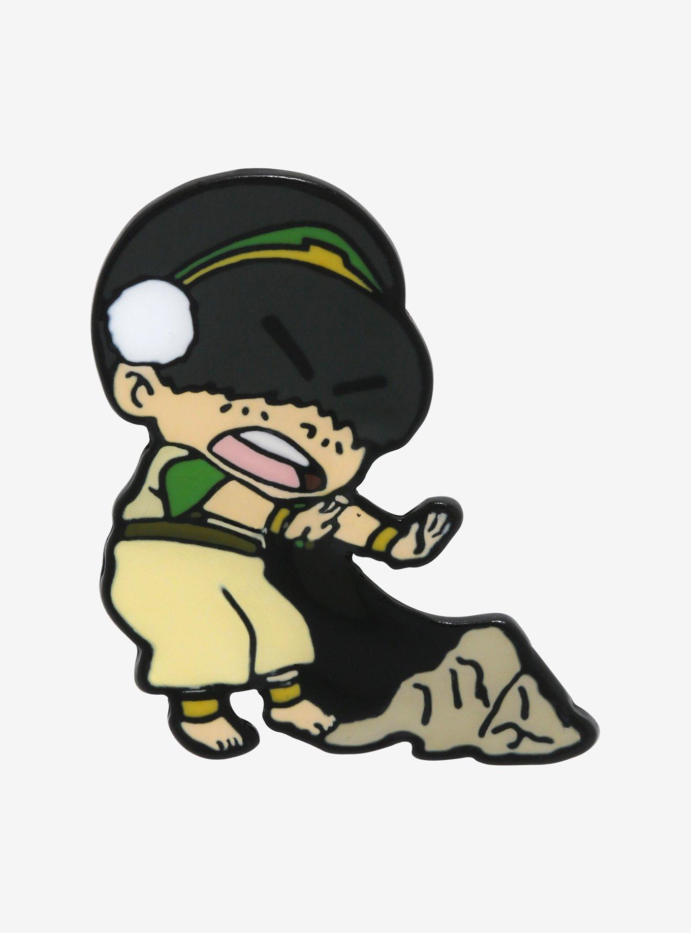 Avatar: The Last Airbender Chibi Toph Enamel Pin - BoxLunch Exclusive, , hi-res