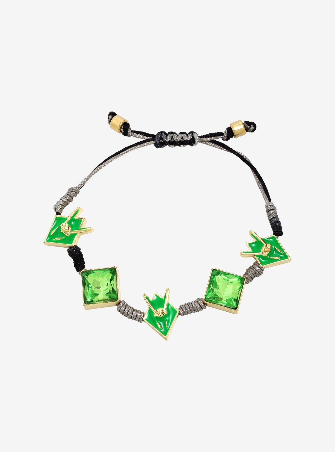 Marvel Loki Icon Cord Bracelet, , hi-res