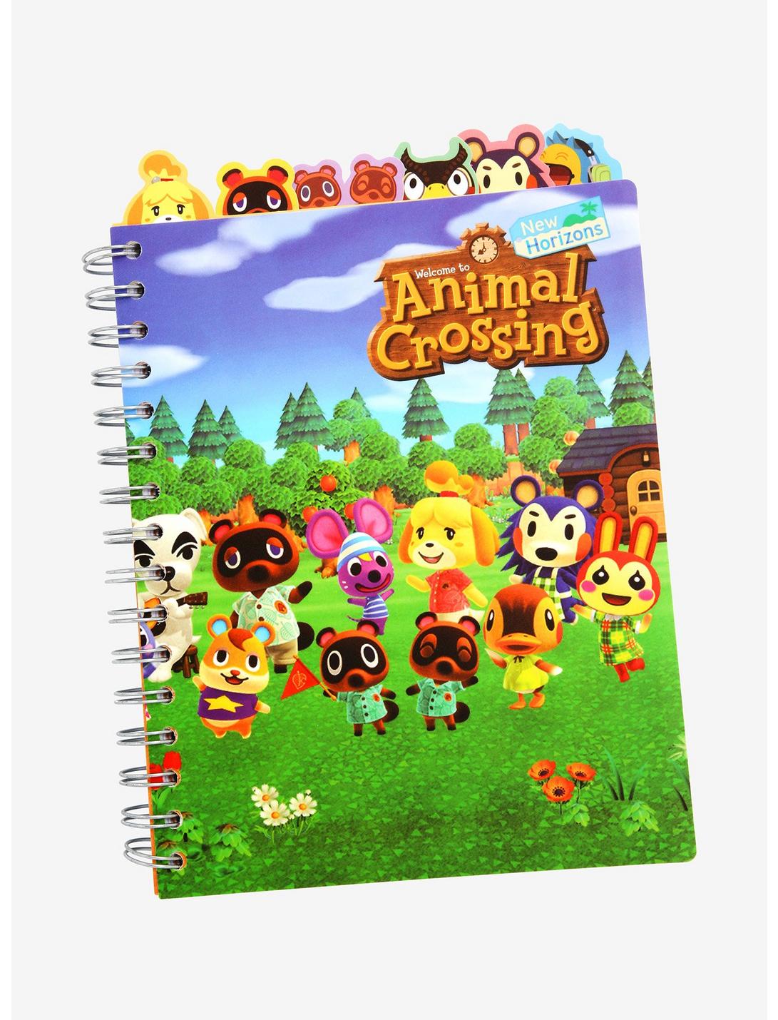 Nintendo Animal Crossing New Horizons Villagers Tab Journal, , hi-res