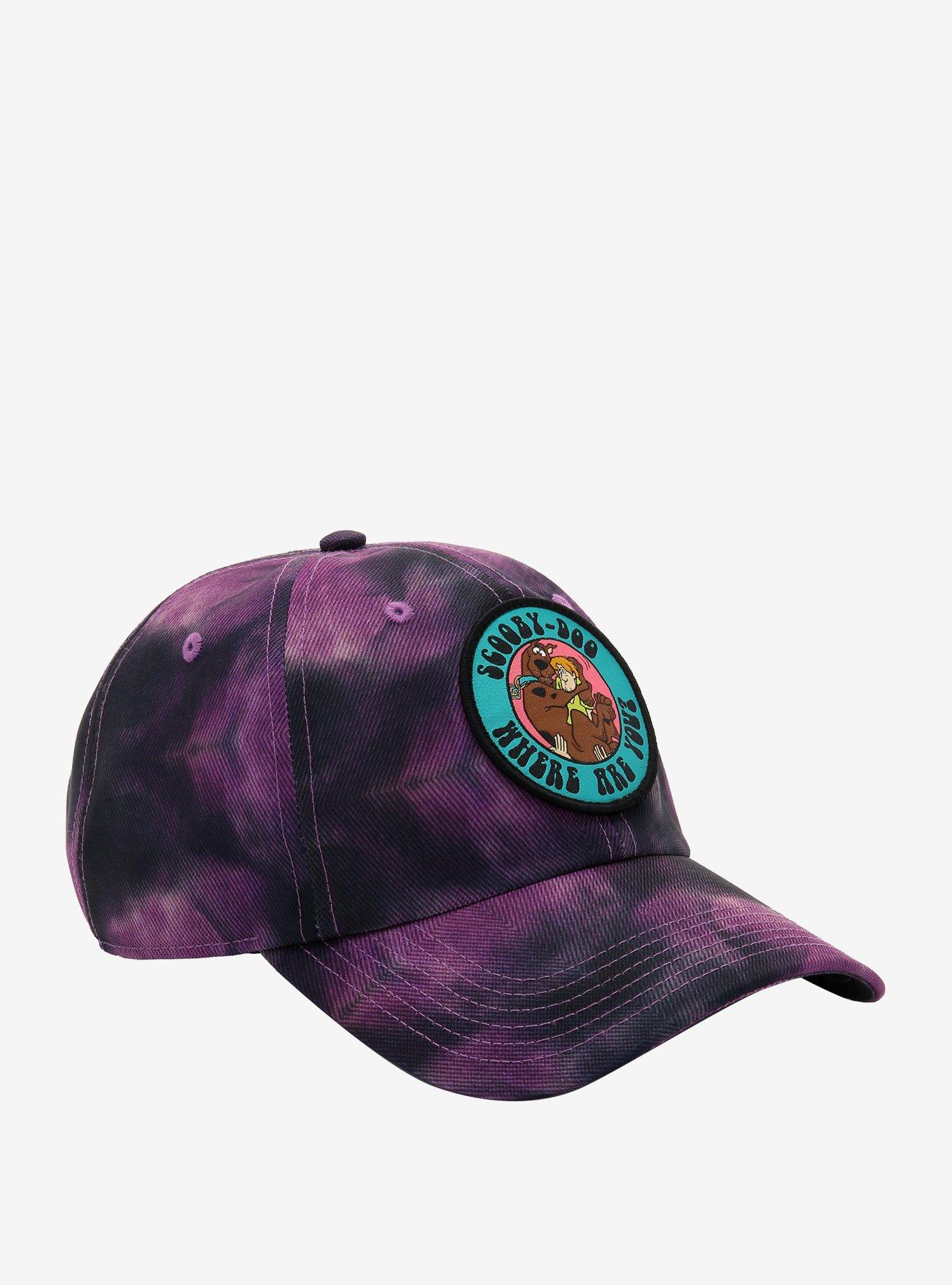 Scooby-Doo Purple Tie-Dye Dad Cap, , hi-res
