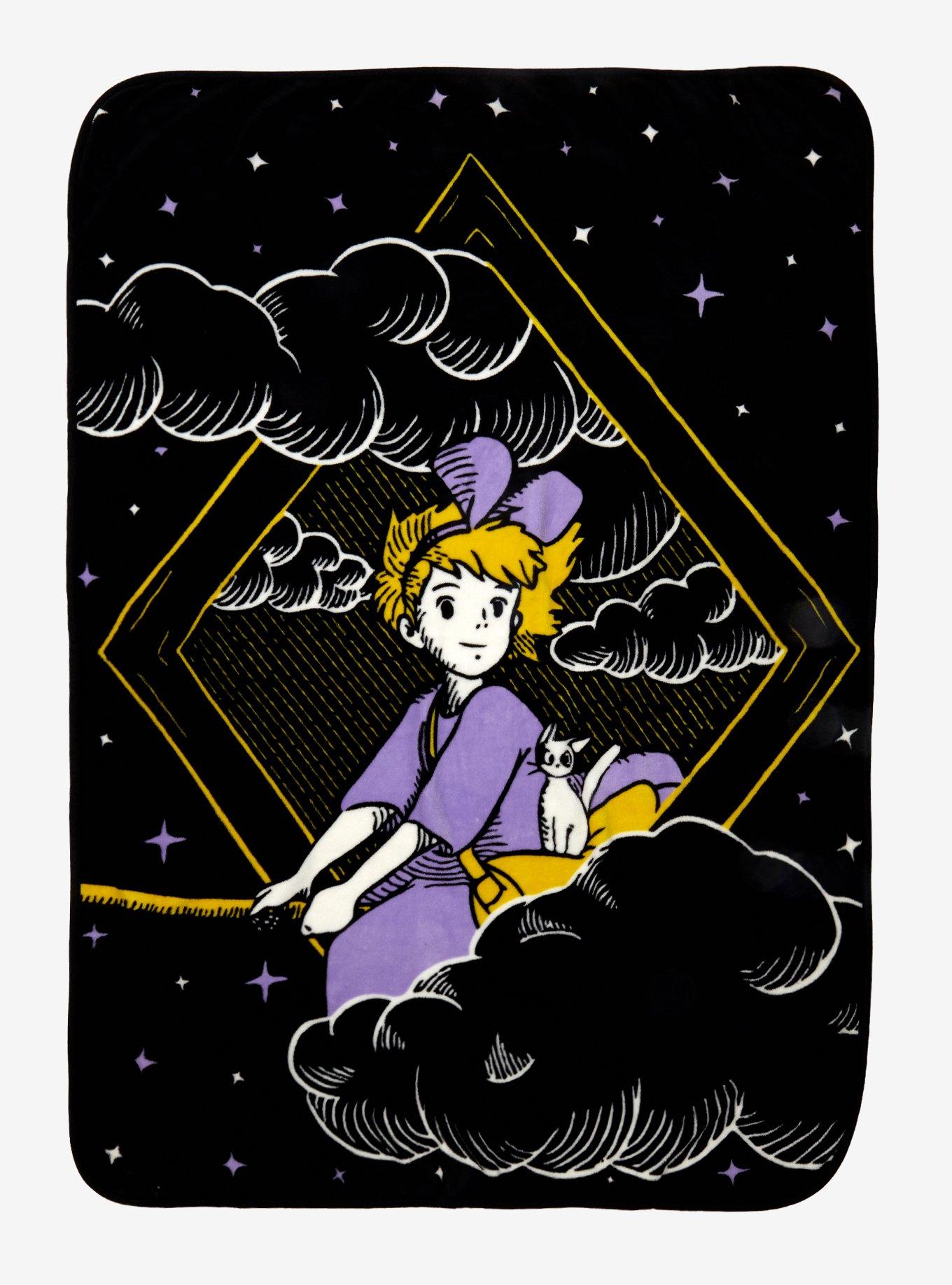 Studio Ghibli Kiki's Delivery Service Kiki Clouds Throw Blanket, , hi-res