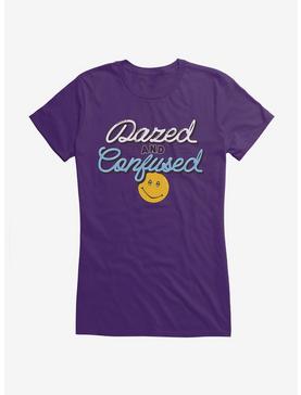 Dazed And Confused Fancy Script Girls T-Shirt, PURPLE, hi-res