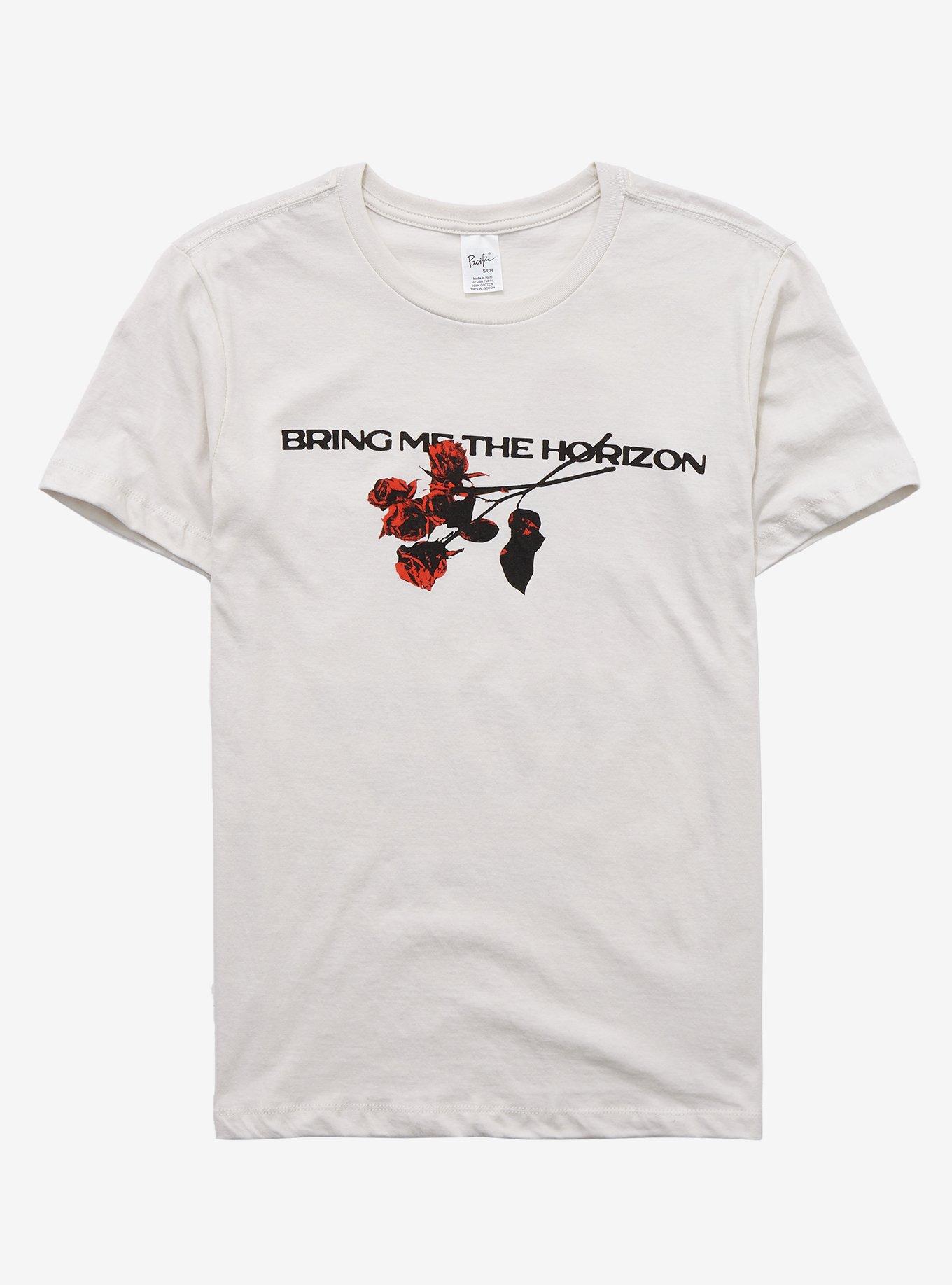 Bring Me The Horizon Teardrops Girls T-Shirt, BEIGE, hi-res