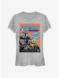 Star Wars The Mandalorian Signed Up For The Child Comic Poster Girls T-Shirt, ATH HTR, hi-res