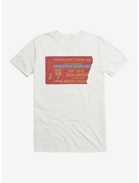 Dazed And Confused Moonlight Tower Ticket T-Shirt, WHITE, hi-res