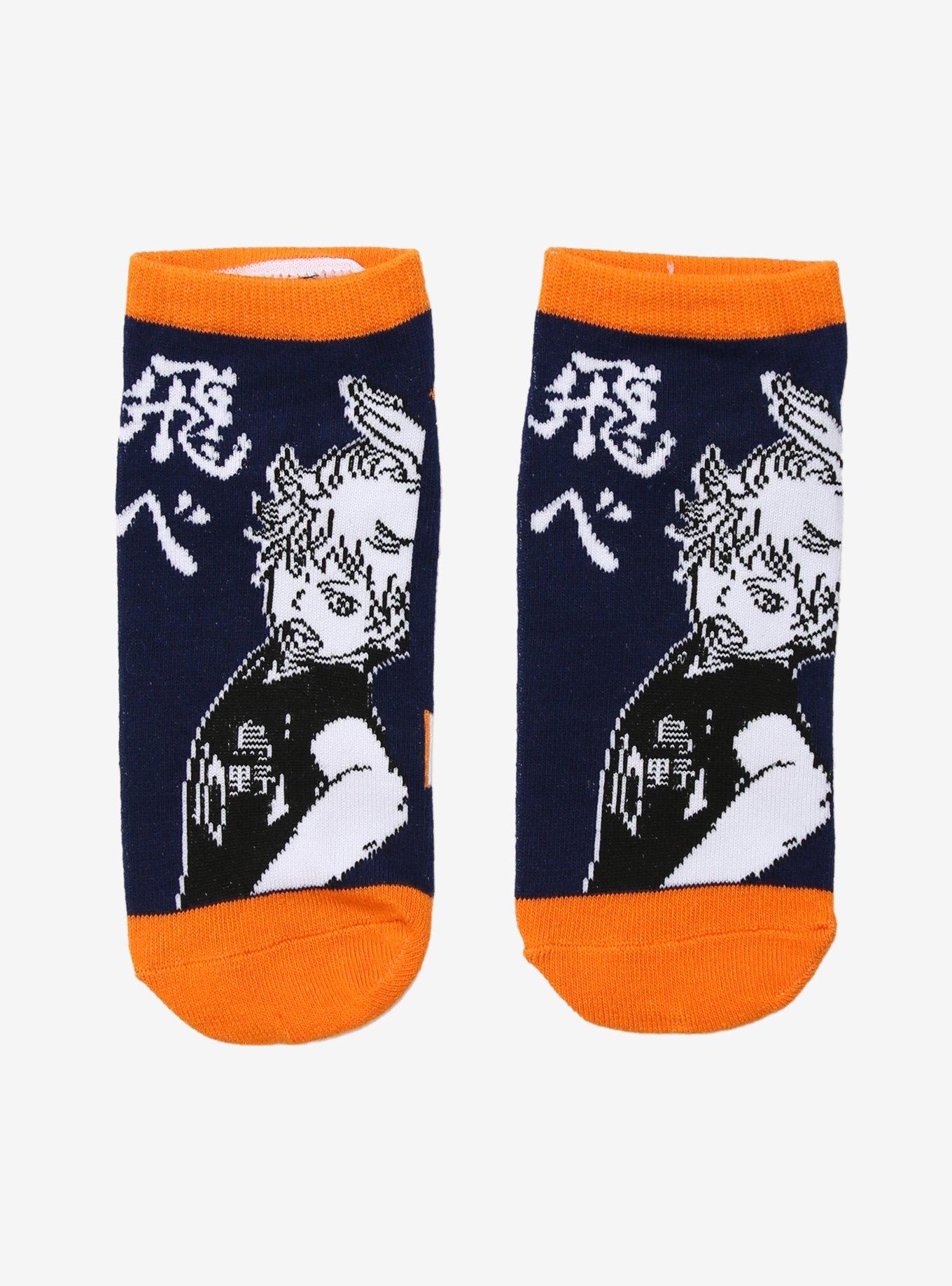 Haikyu!! Shoyo Hinata No-Show Socks, , hi-res