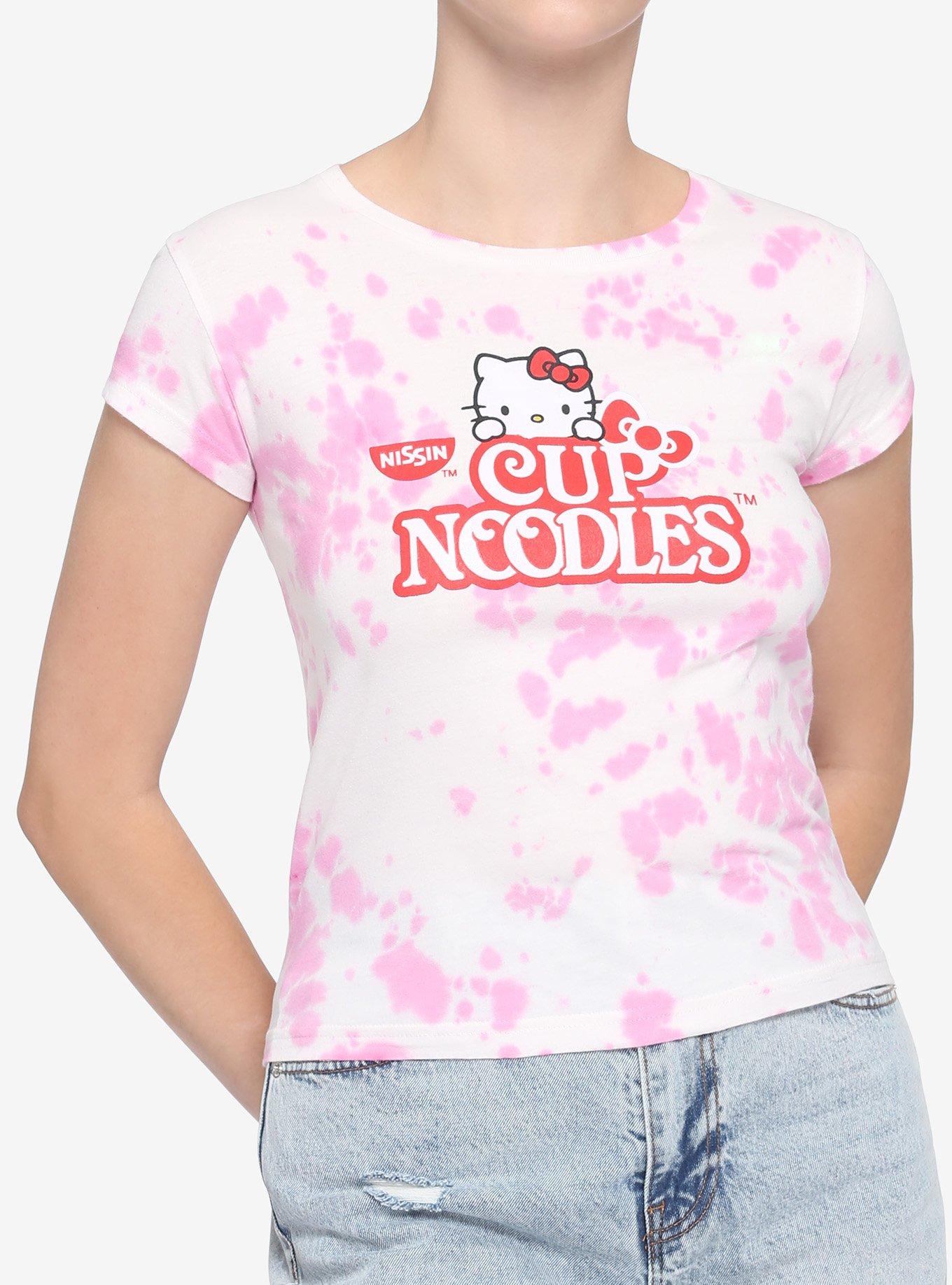 Nissin Cup Noodles X Hello Kitty Logo Tie-Dye Girls Baby T-Shirt, MULTI, hi-res