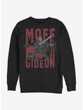 Star Wars The Mandalorian Moff Gideon Crew Sweatshirt, BLACK, hi-res
